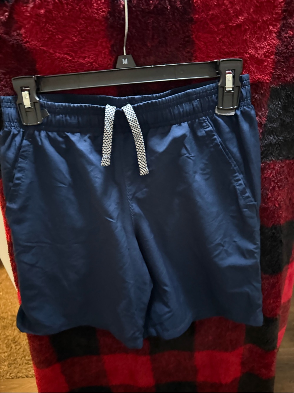 Under Armour Navy Blue Athletic Drawstring Shorts